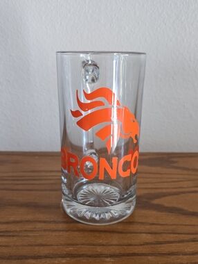 Broncos Glass Drinking Tumbler Tote 6